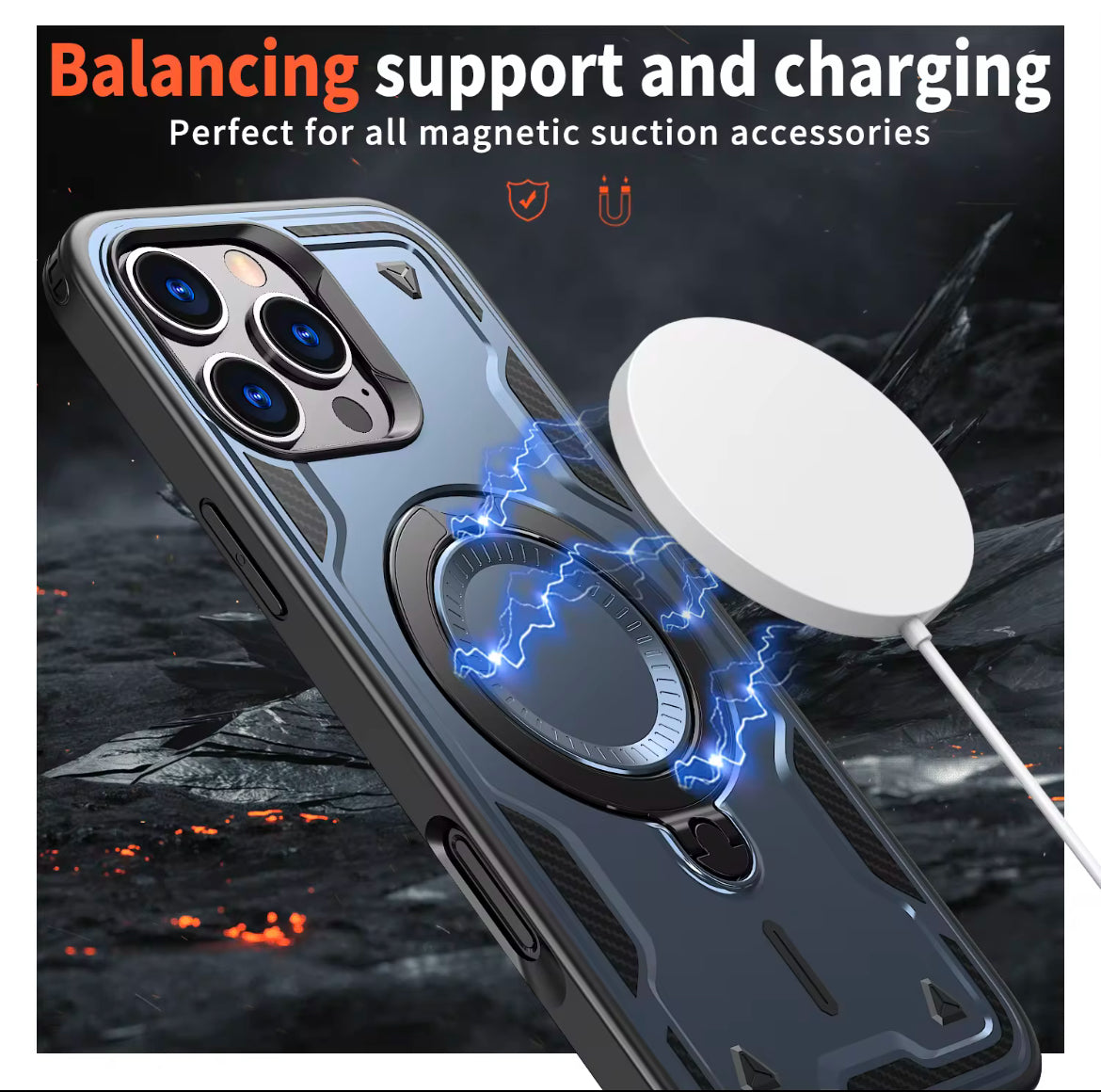 Magnetic Stand Phone Case